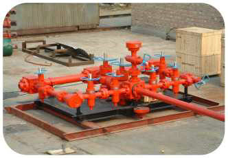 3 1/8 Inch -3000psi Choke Kill Manifold Oilfield Sử dụng đầu giếng