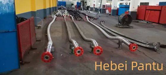 chất lượng  3 1/8” flanged, 5,000 psi Coflexip hose for choke line with stainless steel protective flexible cover nhà máy