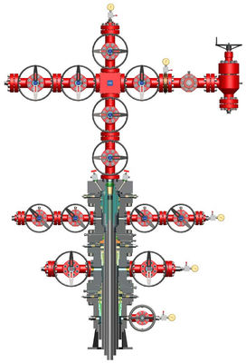 chất lượng  API 6A Anti Corrosion Wellhead And Christmas Tree 3 1/8" 5000PSI nhà máy