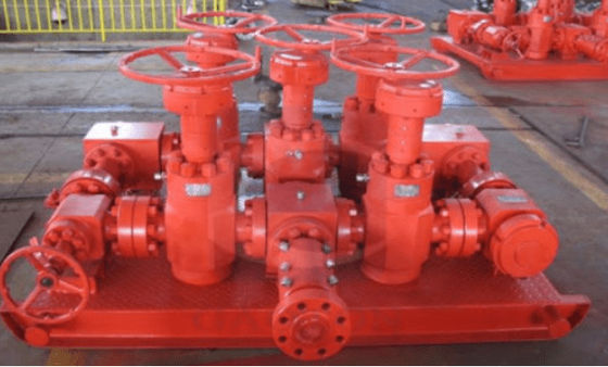 Oil Well Testing Choke Manifold với điều khiển áp suất 3000psi và tiêu chuẩn API 16C
