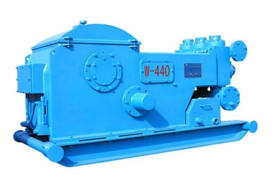 Máy bơm bùn giàn khoan dầu 440HP Máy bơm Triplex giếng dầu tác động đơn 320 SPM