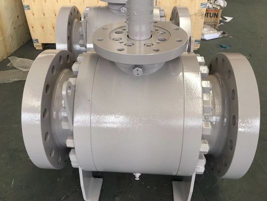 điều khiển không khí hoặc điều khiển thủy lực ASME B16.34 Ventil bóng thủy lực vật liệu cho máy chuyển hướng 12 &quot;Lớp 300/600/900 -46-250C